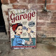 Welcome To Garage Metal Sign Plaque