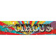 Welcome To The Circus -  Total Size 24x 95 inches - Made of 3 signs 24x31.6inch