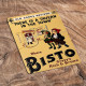 Where Bisto Gravy&#039;s rich &amp; Brown There Is A Tavern In The Town - Metal Advertising Wall Sign -