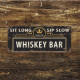 Whiskey Sign, Whiskey Bar Sign - Metal Vintage Wall Sign Kitchen