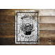 Worry Less Drinnk Beer   - Metal Sign Plaque