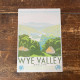 Wye Valley England British Railways - Metal Travel Wall Sign