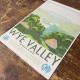 Wye Valley England British Railways - Metal Travel Wall Sign