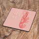 You Are My Lobster  - Metal Personalised Art Wall Sign