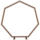 Natural Wooden Heptagon Arch (223cm)