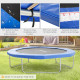 10FT Trampoline Pad, Φ305cm Trampoline Accessories Surround Safety Pad Foam Padding Pads Replacement Spare, Blue