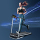 10km/h Unisex Electric Treadmill, Folding Indoor Cardio Treadmill, 1.25HP Motorised Running Jogging Walking Machine, w/ 3 Progra