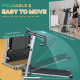 10km/h Unisex Electric Treadmill, Folding Indoor Cardio Treadmill, 1.25HP Motorised Running Jogging Walking Machine, w/ 3 Progra