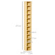 204 CD Tall Narrow Media Storage Tower - Oak Tone