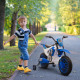 12V Kids Electric Motorcycle Ride-On, with Training Wheels, for Ages 3-6 Years - Blue