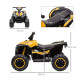 12V Ride-On Quad Bike w/ Music, Horn, for Ages 3+ Years - Yellow