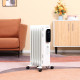 1500W Oil Filled Radiator, 7 Fin Portable Electric Heater with LED Display, 24H Timer, 3 Heat Settings, Adjustable Thermostat, S