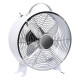 10&quot; 2-Speed Electric Table Desk Fan w/ Safety Guard Anti-Slip Feet Portable Personal Cooling Fan Home Office Bedroom White