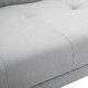 Sofa Bed, Fabric 3-seater Click Clack Sofa Bed with 2 Cup Holders, Convertible Bed Settee, Futon Sofa with Removable Armrest, fo