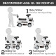 Compatible Kids Ride On Car Truck Mercedes Benz Licensed Toddler Foot To Floor Slider w/Under Seat Storage for 12 - 36 Months Wh