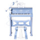 37 Keys Kids Piano Mini Electronic Keyboard Light Kids Musical Instrument Educational Game Children Grand Piano Toy Set w/Stool 