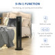 Nine Setting Tower Fan Humidifier, with Ice Boxes - Black