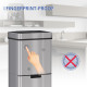 72L Recycling Sensor Bin Stainless Steel 3 Compartments For Both Wet/Dry Waste w/Removable Lid  Kitchen Home