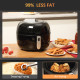 7L Family Size Digital Air Fryer Oven with Air Fry, Roast, Broil, Bake, Dehydrate, 8 Presets, Rapid Air Circulation, Timer, Preh