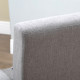 Accent Chair, Linen-Touch Armchair, Upholstered Leisure Lounge Sofa for Living Room, Club Chair with Wooden Frame, Grey