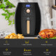 5.5L 1700W Air Fryer, with Digital Display, 80-200℃ Temperature