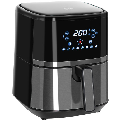 4.5L Air Fryer, 8-in-1 Digital Air Fryer Oven with Rapid Air Circulation, Temp Control & Timer, Non-stick Basket, Oil-Free Cook,