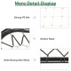 Angle Adjustable Rebounder Net Goal Training Set Football, Baseball