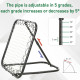 Angle Adjustable Rebounder Net Goal Training Set Football, Baseball