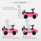 3 in 1 Kids Ride On Car G350 Licensed Foot To Floor Slider Toddler Push Along NO POWER Pink 12-36 months