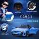 Audi Licensed 12V Kids Electric Ride-On, with Remote Control, Suspension System, Lights, Music, Motor - Blue