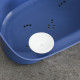 Crocodile Cove: Collapsible Baby Bath with Non-Slip Seat, Portable Design, Sunny Yellow | Aosom UK