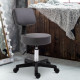 Beautician&#039;s Swivel Salon Chair w/ Padded Seat Back 5 Wheels Adjustable Height Salon Hairdressers Tattoo Spa Rolling Cushion Pro