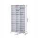 33 Adjustable Compartment Storage Unit - White