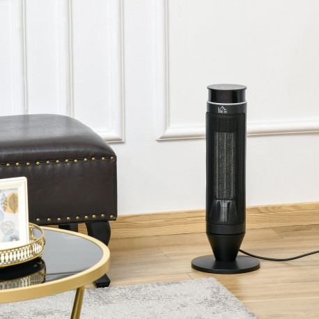 21 Inch Space Heater, 1000W/2000W Ceramic Electric Heater and Fan, Overheating & Tip-Over Protection, 8H Timer, 42° Oscillation,