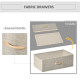 3 Drawer Storage Chest Unit Home Cabinet w/ Shelves Home Living Room Bedroom Entryway Living Furniture, Light Grey