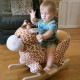 Children Kids Rocking Horse Toys Giraffe Seat Belt Toddlers Baby Toy Gift