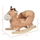 Children Kids Rocking Horse Toys Giraffe Seat Belt Toddlers Baby Toy Gift