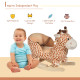 Children Kids Rocking Horse Toys Giraffe Seat Belt Toddlers Baby Toy Gift