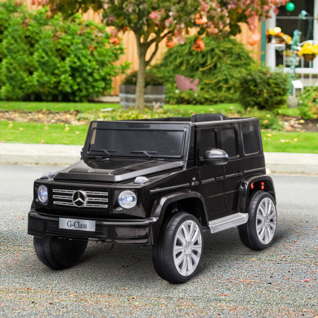 Compatible 12V Battery-powered Kids Electric Ride On Car Mercedes Benz G500 Toy w/ Parental Remote Control Music Lights MP3 Whee