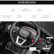 Audi RS Q8 Licensed 6V Kids Electric Ride On Car Toy Car with Remote Control Music Lights USB MP3 for 3-5 Years Old Black