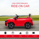 Audi RS Q8 Licensed 6V Kids Electric Ride On Car Toy Car with Remote Control Music Lights USB MP3 for 3-5 Years Old Red