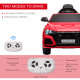 Audi RS Q8 Licensed 6V Kids Electric Ride On Car Toy Car with Remote Control Music Lights USB MP3 for 3-5 Years Old Red