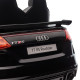 Kids Licensed Audi TT Ride-On Car 12V Battery w/ Remote Suspension Headlights and MP3 Player 2.5-5km/h Black