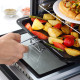 16L Mini 1400W Countertop Oven - Black/Silver Tone