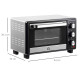 16L Mini 1400W Countertop Oven - Black/Silver Tone