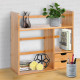 Desk Organiser Compartments Desktop Bookshelf Stationery Storage Shelf Document File Holder with 2 Drawers 2-way Reversed Use Ba