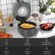 6.5L Air Fryer Oven, Air Fryer with Timer, Rapid Air Circulation and Adjustable Temp for Oil Free Cooking, Non-stick Basket and 