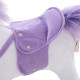 Kids Rocking Horse Plush Ride on Walking Unicorn Horse w/Realistic Sound  Ride On Rocker with Handlebar for Age 3+ Purple