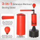 155-205cm 3-IN-1 Freestanding Boxing Punch Bag Stand, Boxing Speed Trainer with Rotating Flexible Arm, Speed Ball, Fillable Base