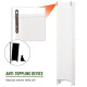 Tall Bathroom Cabinet Storage Cupboard Floor Standing Home Bathroom Furniture w/ 6 Shelves 165H x 34W x 20D cm White